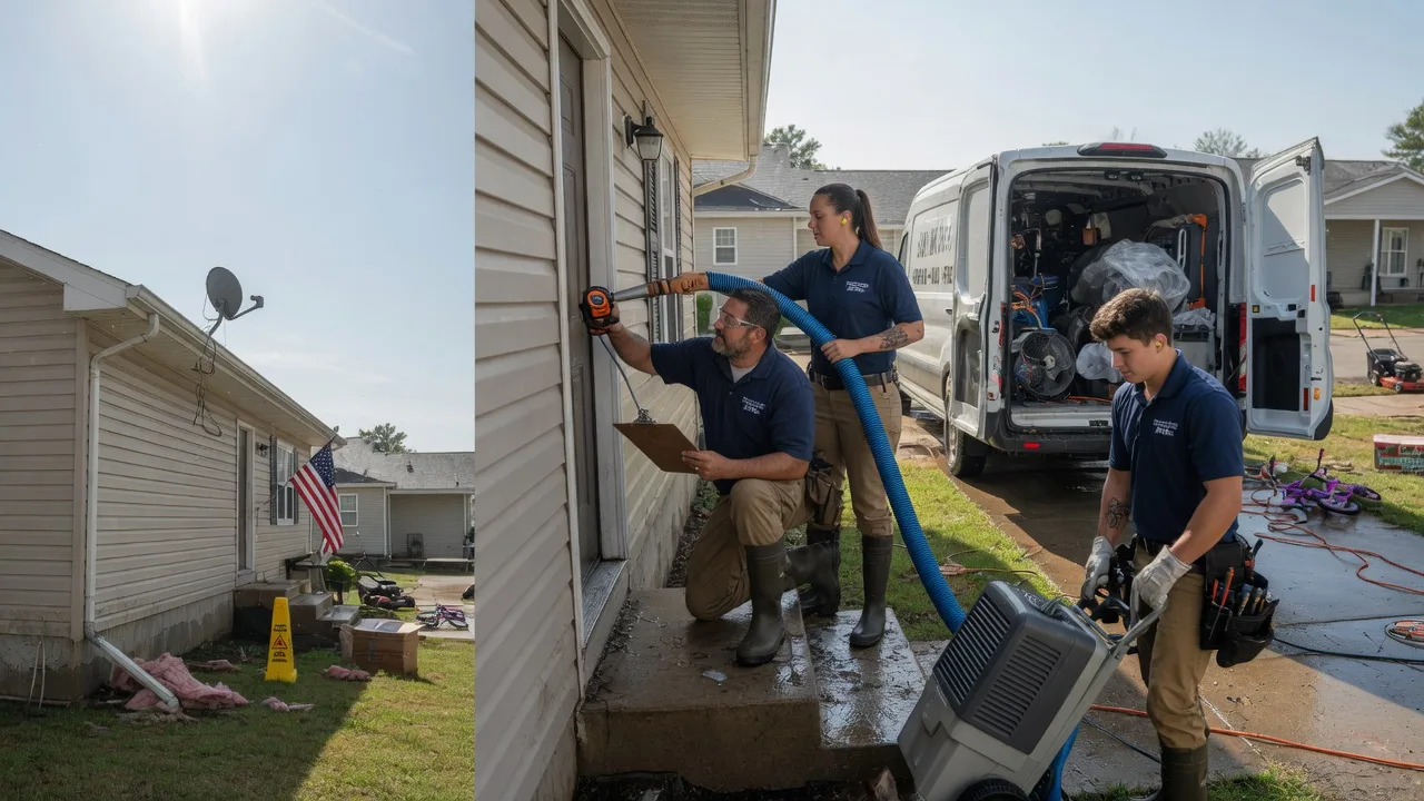 Ceiling Water Damage Restoration in Lawrence, MI near me